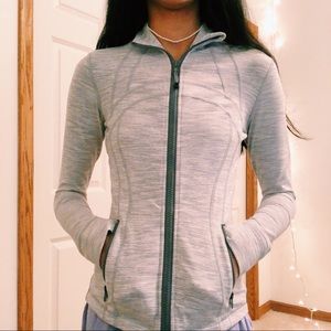 Lululemon heathered white define jacket